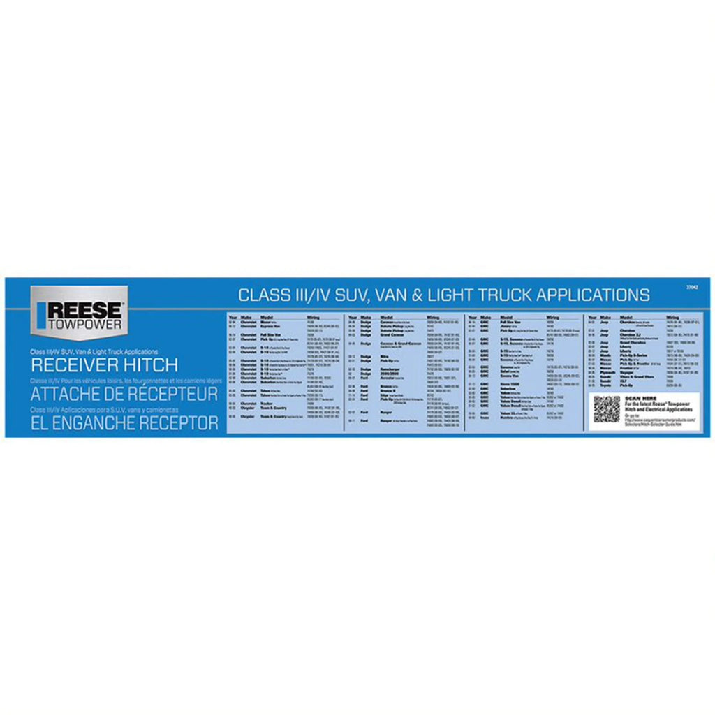 Class III Trailer Tow Hitch with 2 In Receiver Tube F51958