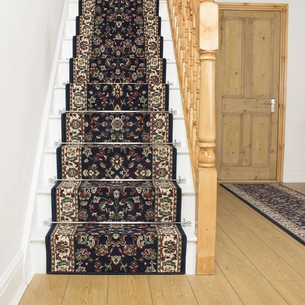 Persian Blue Stair Carpet Runner W8280