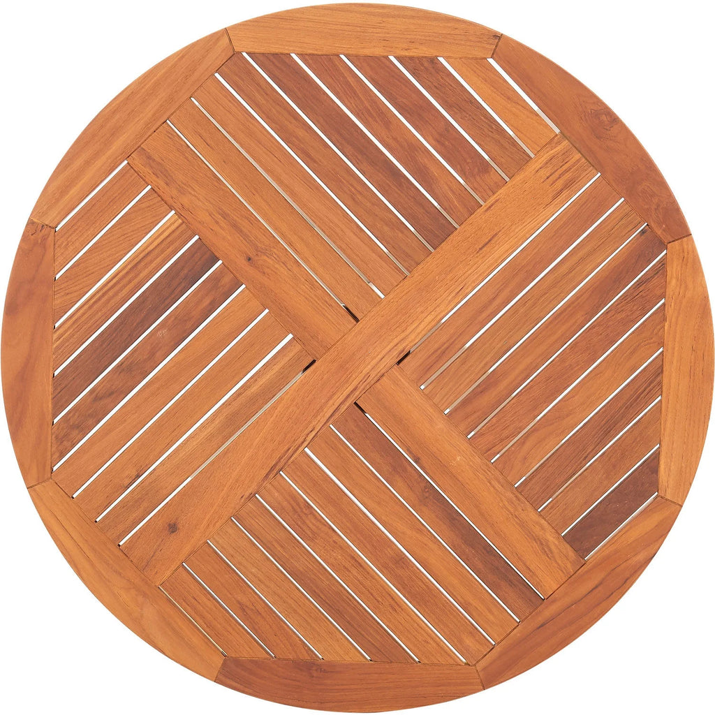 Round Outdoor Teakwood Café Table F50268