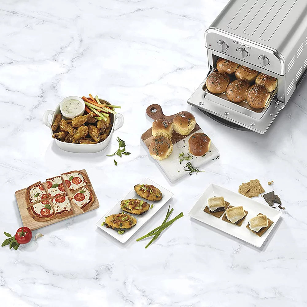 Compact AirFryer Convection Toaster Oven Stainless Steel E430