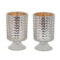 Hurricane Glass Candle Holders 6" 2ct E903128