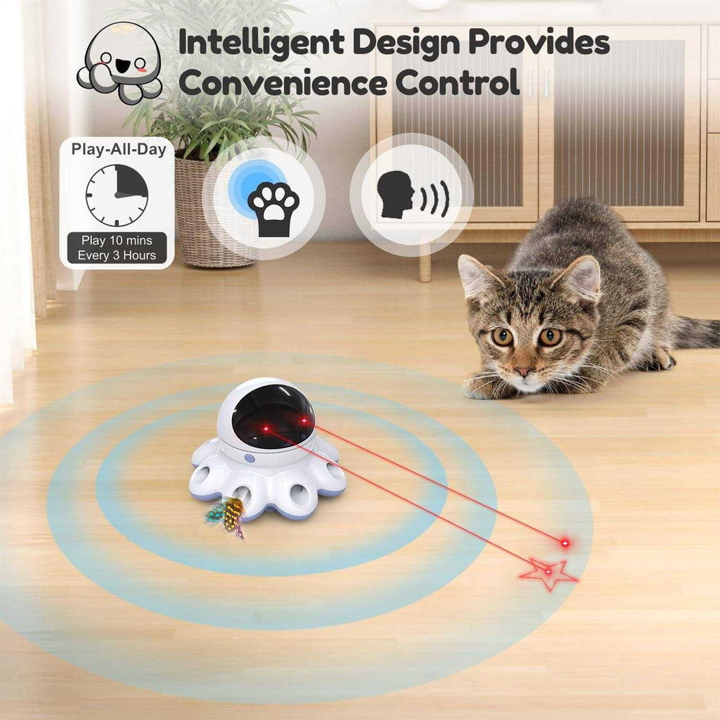 2-in-1 Interactive Cat Laser Toy O839406
