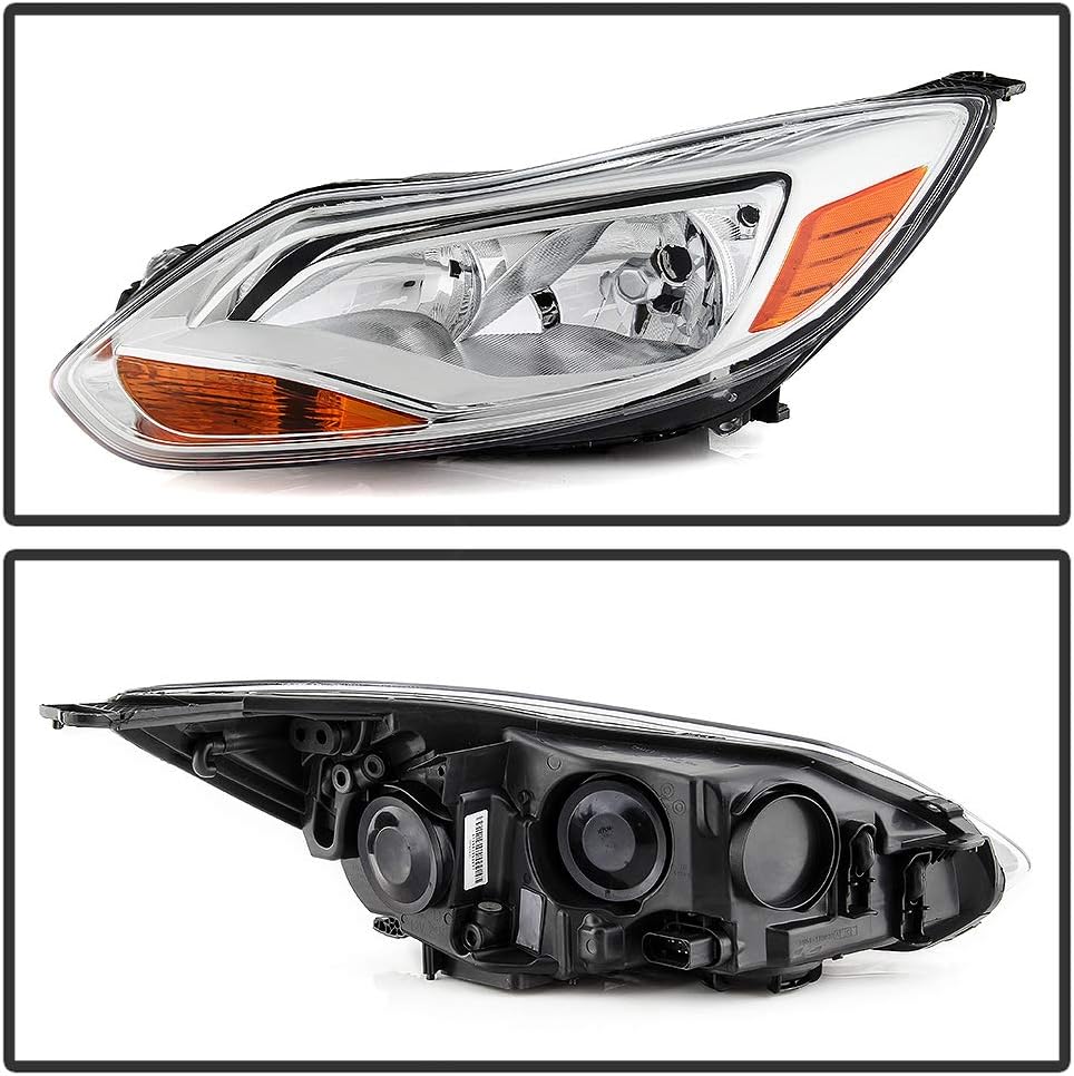 Ford Focus Chrome Housing Headlights Assembly V1555