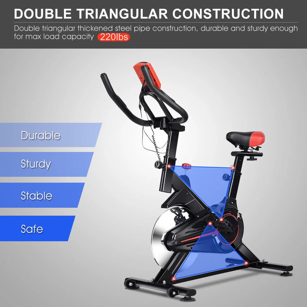 Indoor Cycling Bike with LCD Display D97598
