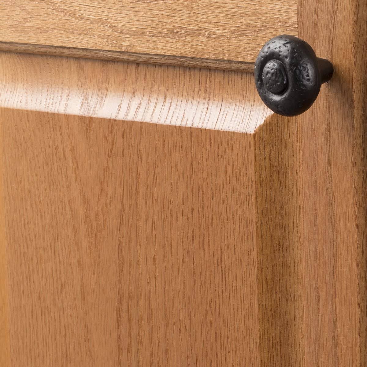 Black Iron Mushroom Cabinet Knob E535732
