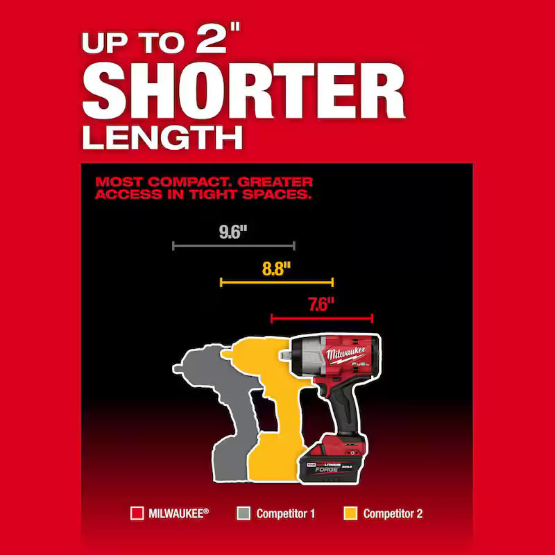 18V Lithium-Ion Brushless Cordless 1/2 in. and 3/8 in. Impact Wrench V322