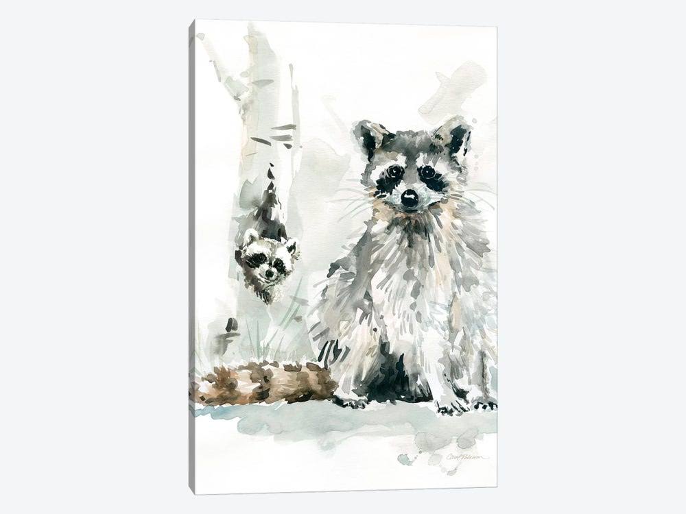 Canvas Art Raccoon and Baby Print T8574