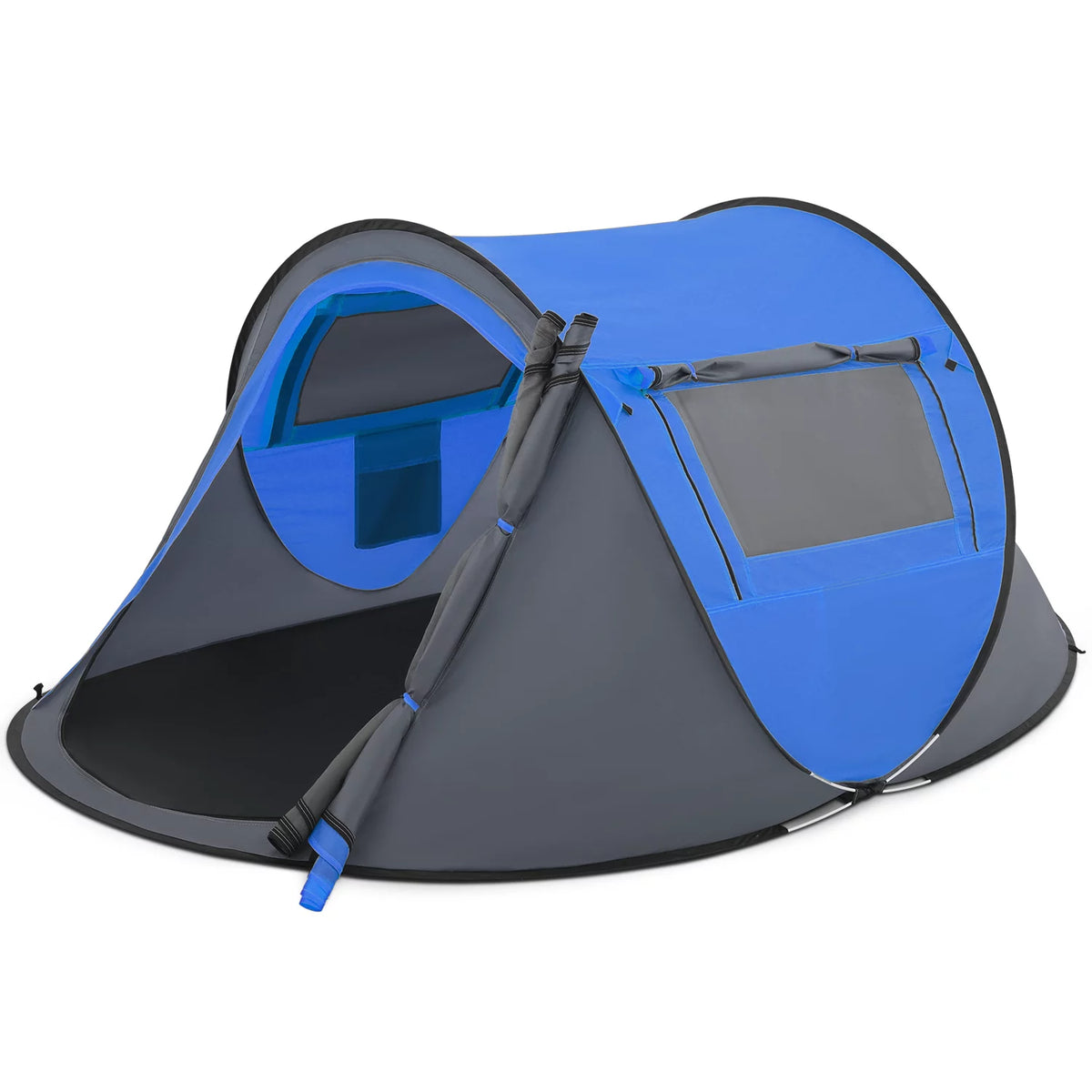 Yellow 3 Person Pop Up Tent with Carry Bag W275815