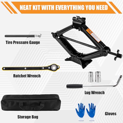 2 Ton Scissor Jack Kit with Lug Wrench M82049