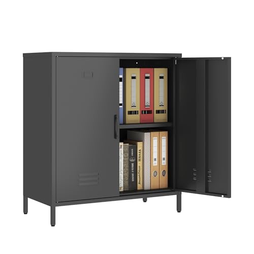 White 2 Door Steel Storage Cabinet I4278