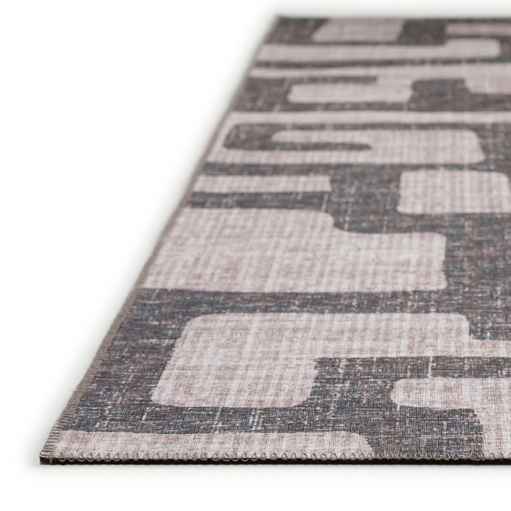 Grey 10' x 14' Non-Skid Area Rug W968