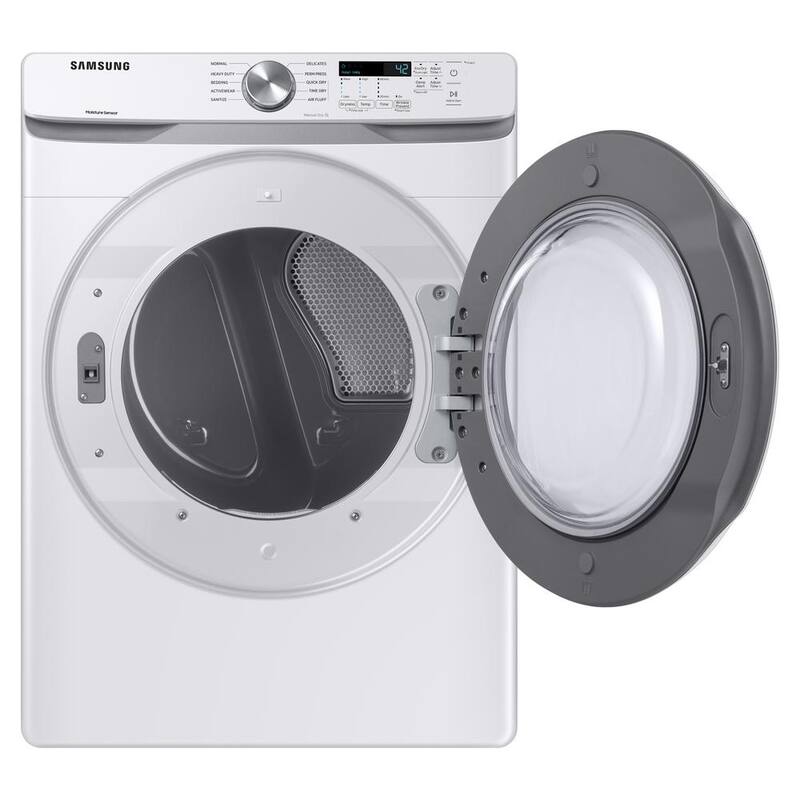 7.5 cu. ft. Stackable Vented Electric Dryer with Sensor Dry in White O483