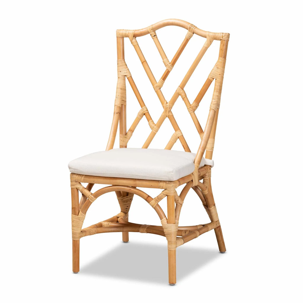 Natural Finished Rattan Chair Z8112