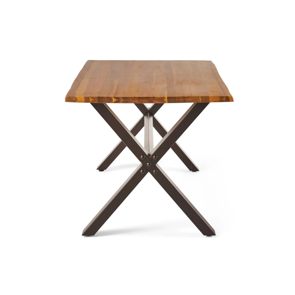 3 Piece Acacia Wood Picnic Dining Set T65320