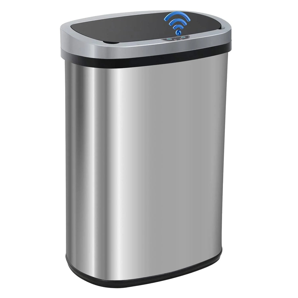 13 Gallon Stainless Steel Trash Can R88421