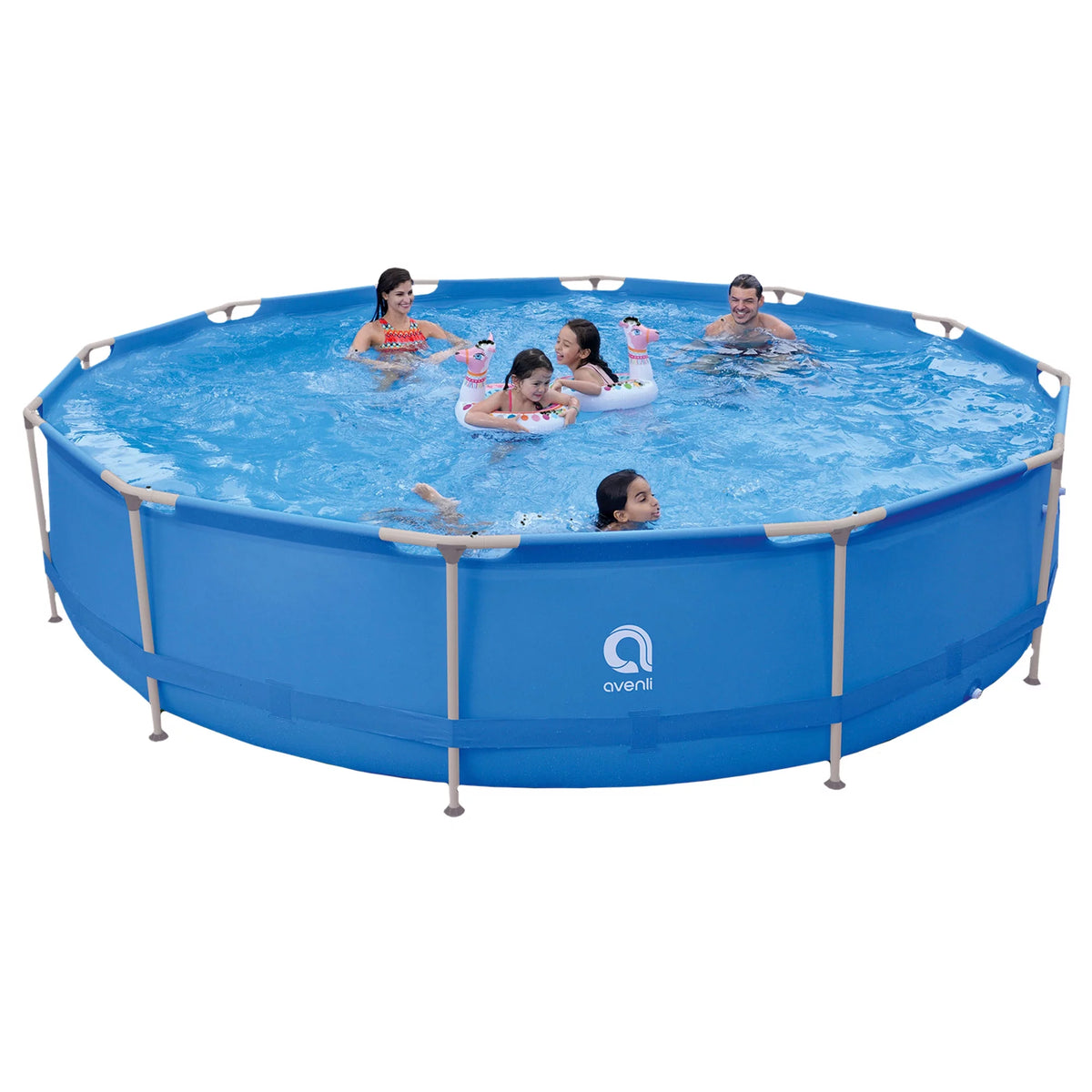 15 Foot x 36 Inch Steel Frame Above Ground Swimming Pool J8611