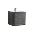 24 in. Wall Mount Modern Bathroom Vanity D739