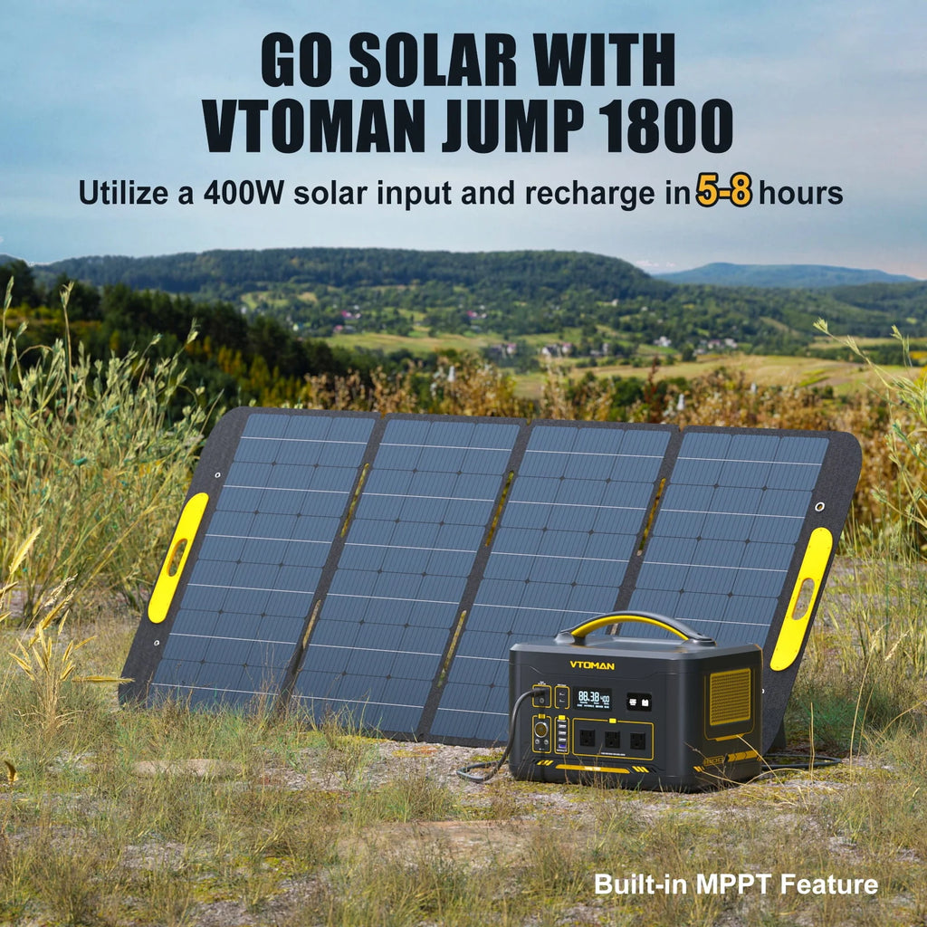1800W 1548Wh Portable Power Station with AC/DC/USB/Car Ports U417534