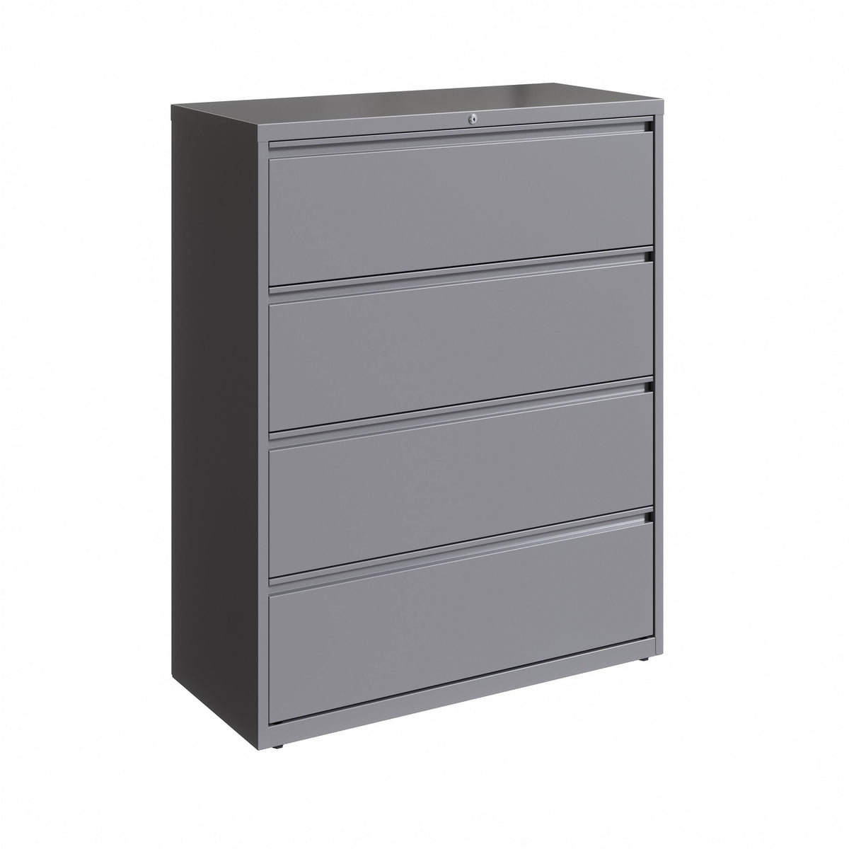 42-in Wide 4 Drawer Lateral File Cabinet Arctic Silver W62056