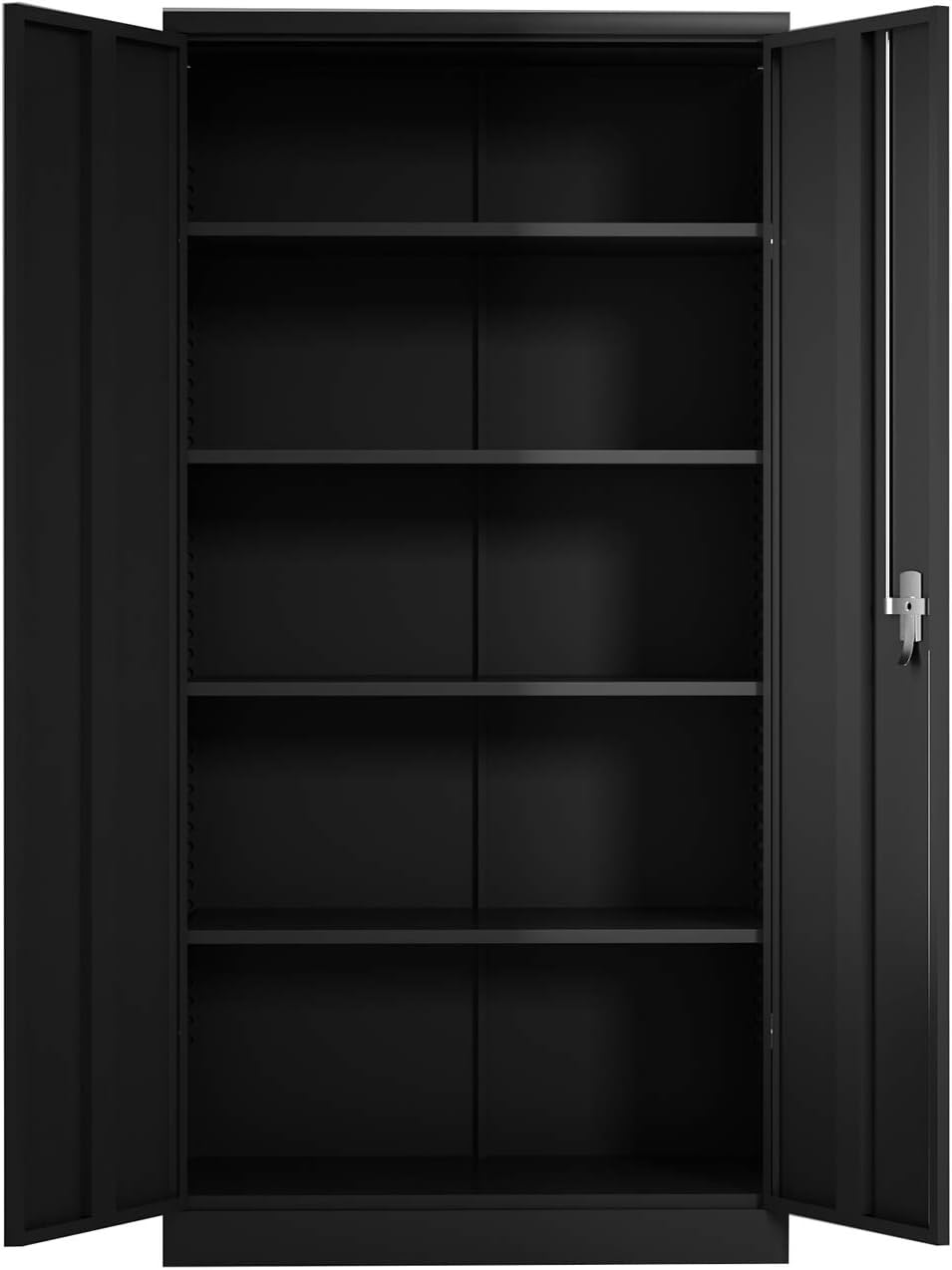 Metal Storage Cabinet with 2 Doors and 4 Adjustable Shelves S3411