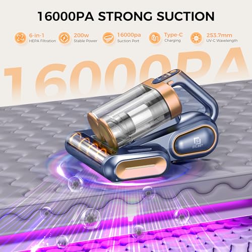 Cordless Mattress Vacuum Cleaner with UV and Ultrasonic O2081