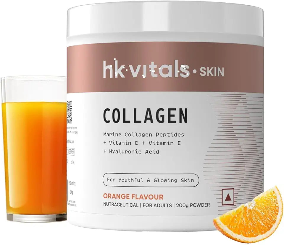 Marine Collagen Supplement 200g Orange Vitamin C E Sodium Hyaluronate J37049
