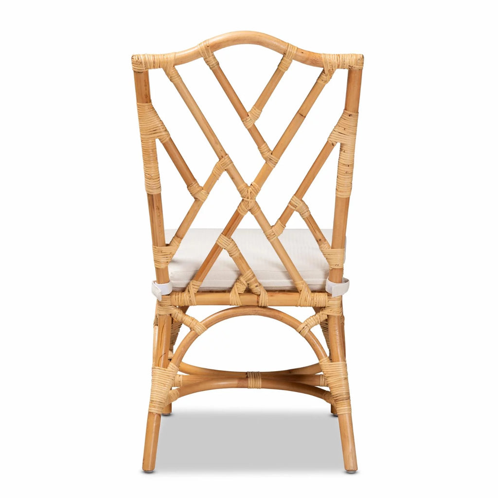 Natural Finished Rattan Chair Z8112