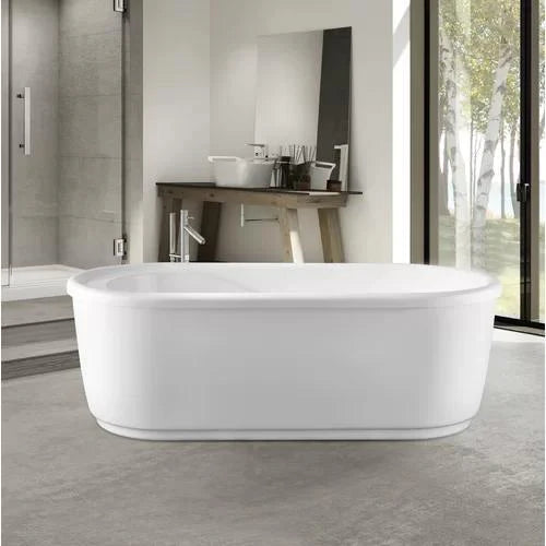 Acrylic Freestanding Soaking Bathtub Y134