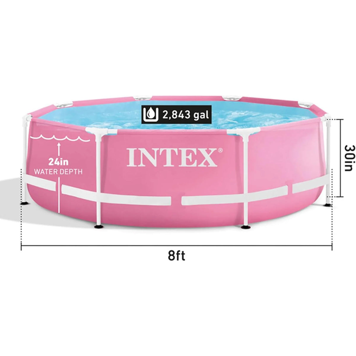 86 x 23 Rectangular Frame Above Ground Swimming Pool P748