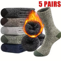 5 Pairs Thickened Warm Winter Socks B843