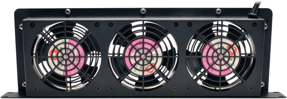 1U Cooling Fan Tray with 3 120V Fans, Black Z1625