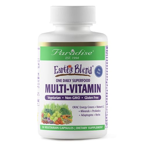 Vegan Non GMO Gluten Free Multivitamin 30 Vegetarian Capsules I18659