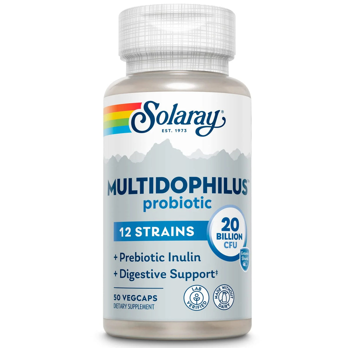 12 Strain Probiotic 20 Billion CFU 50 Enteric VegCaps O49883