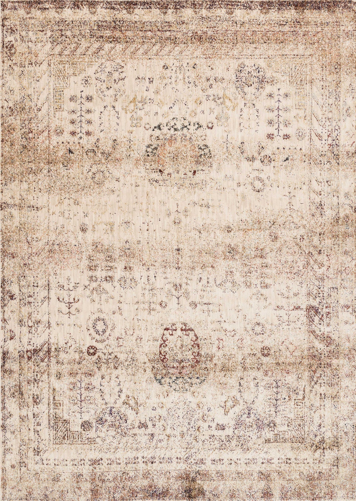 Ivory Multi Rug 6'7 x 9'2 F740