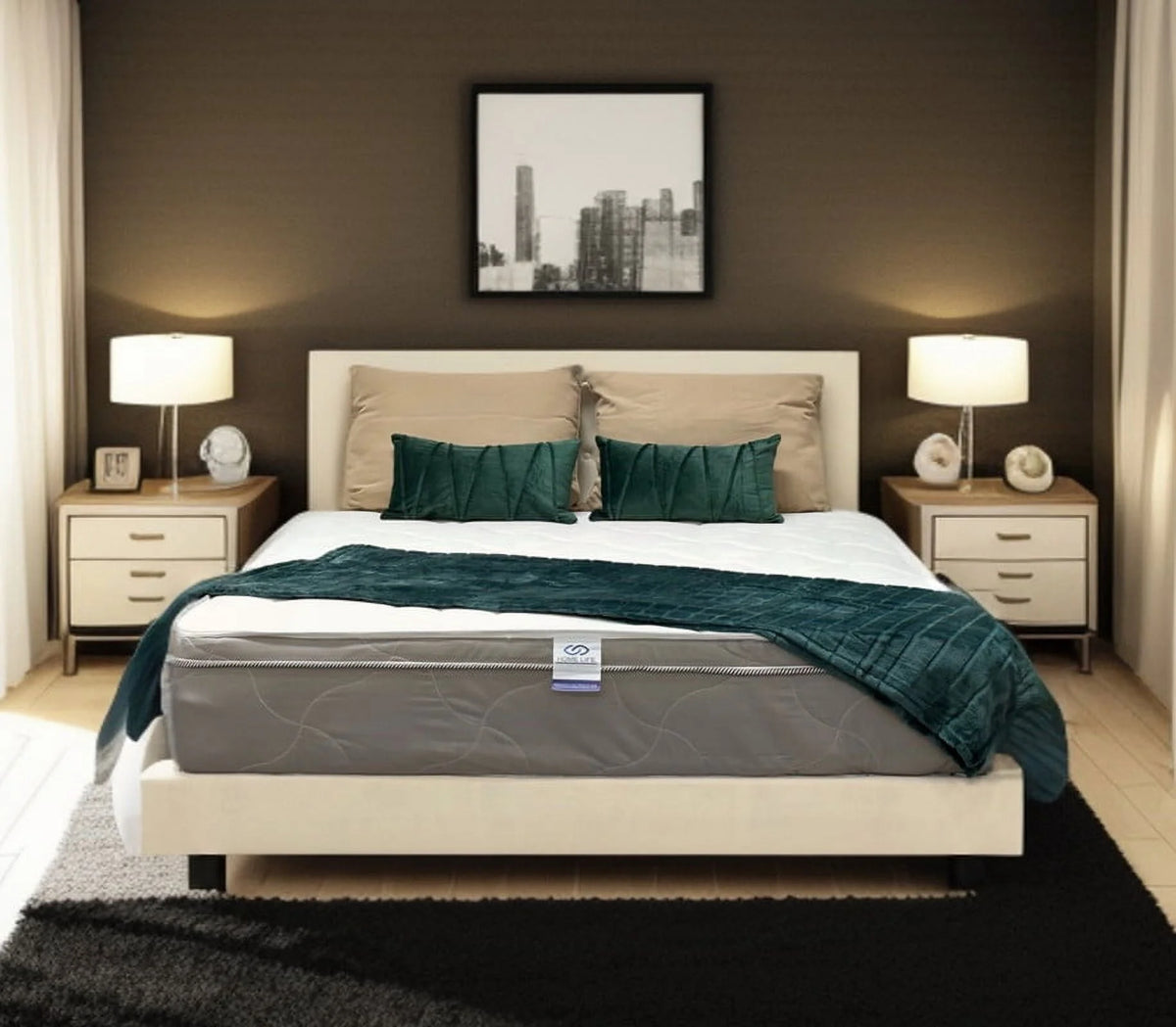 8 Inch Foam Spring Hybrid Queen Mattress X611