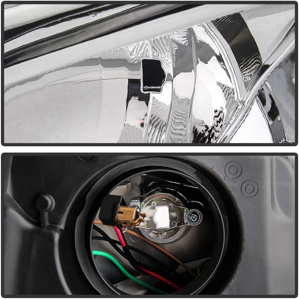 Ford Focus Chrome Housing Headlights Assembly V1555