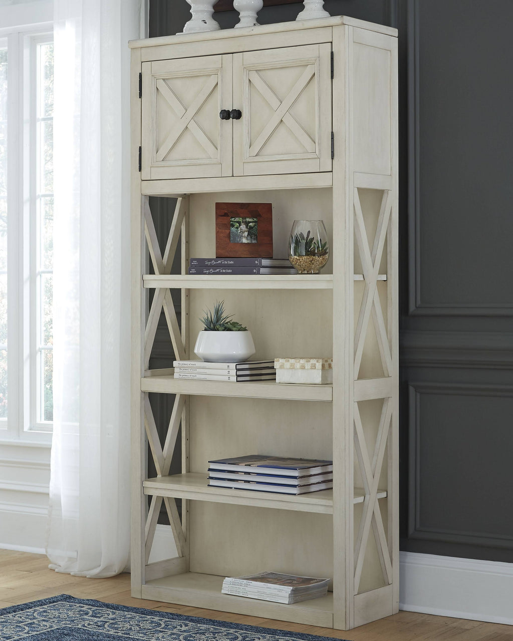 Two-Tone Large Bookcase A938