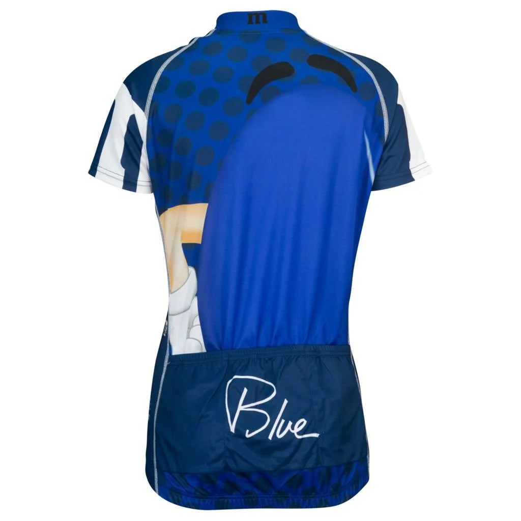 Women's Blue Cycling Jersey C6246