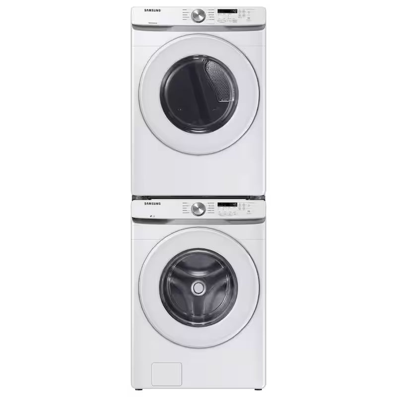 7.5 cu. ft. Stackable Vented Electric Dryer with Sensor Dry in White O483