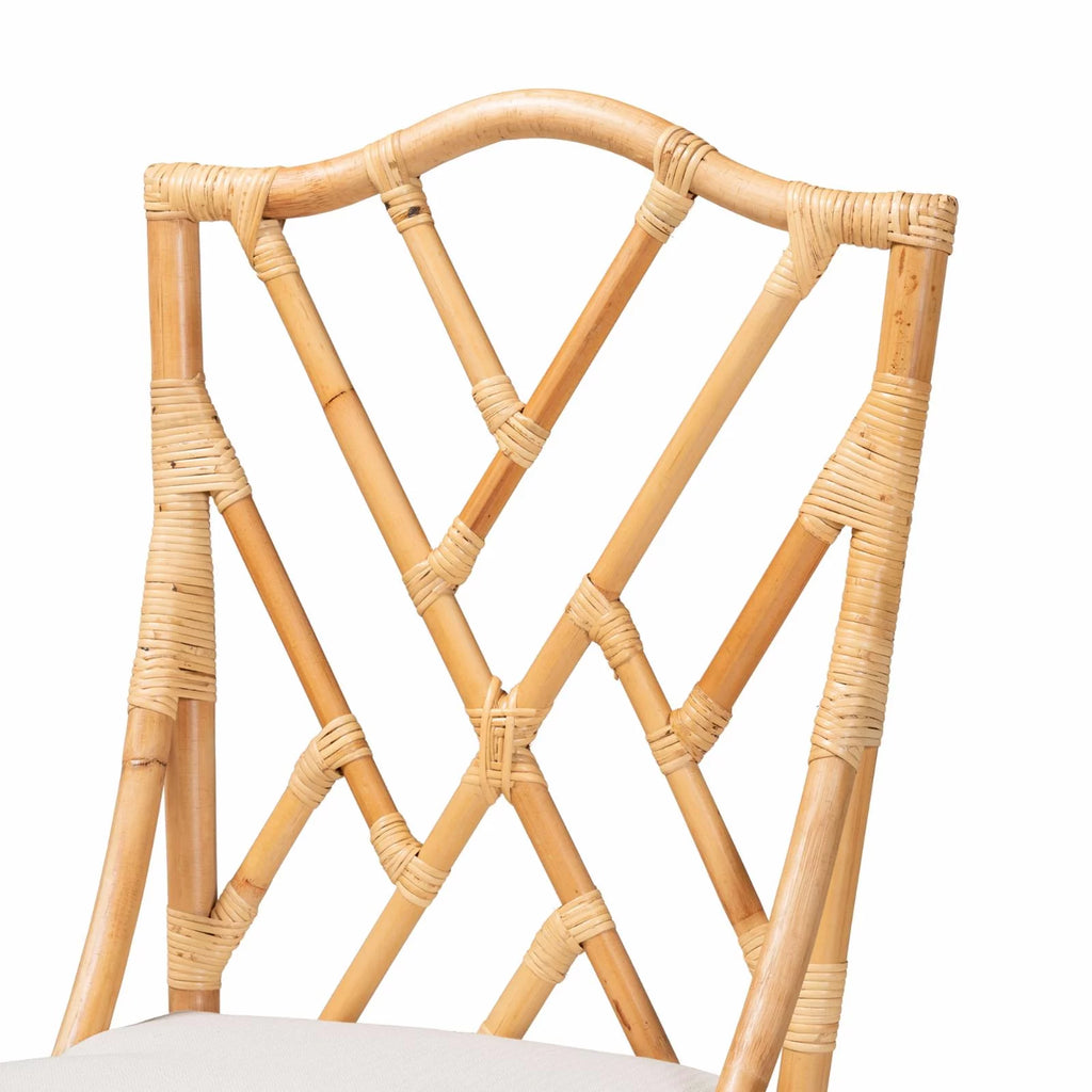 Natural Finished Rattan Chair Z8112