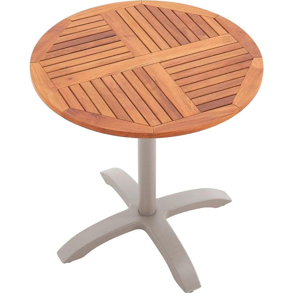 Round Outdoor Teakwood Café Table F50268