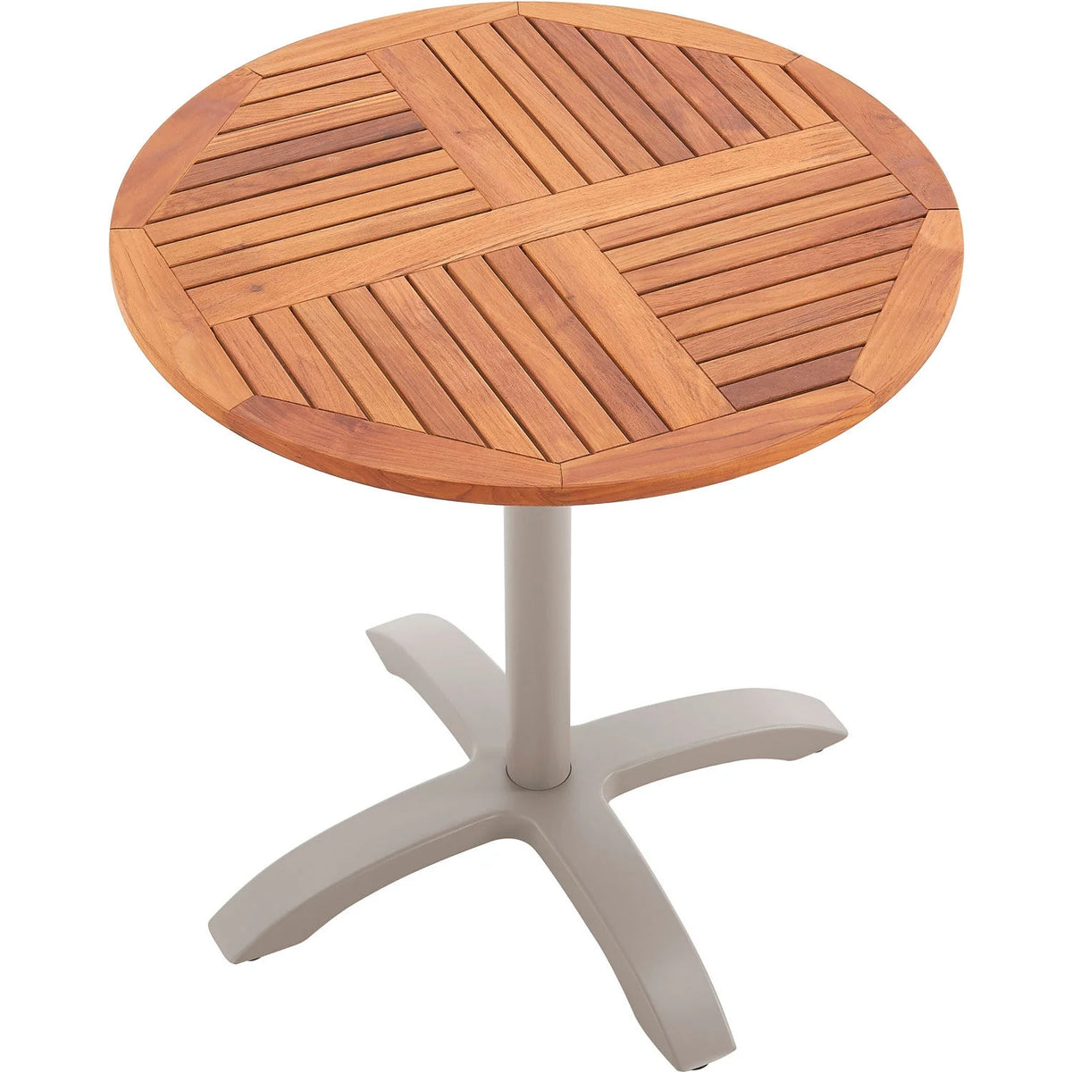 Round Outdoor Teakwood Café Table F50268