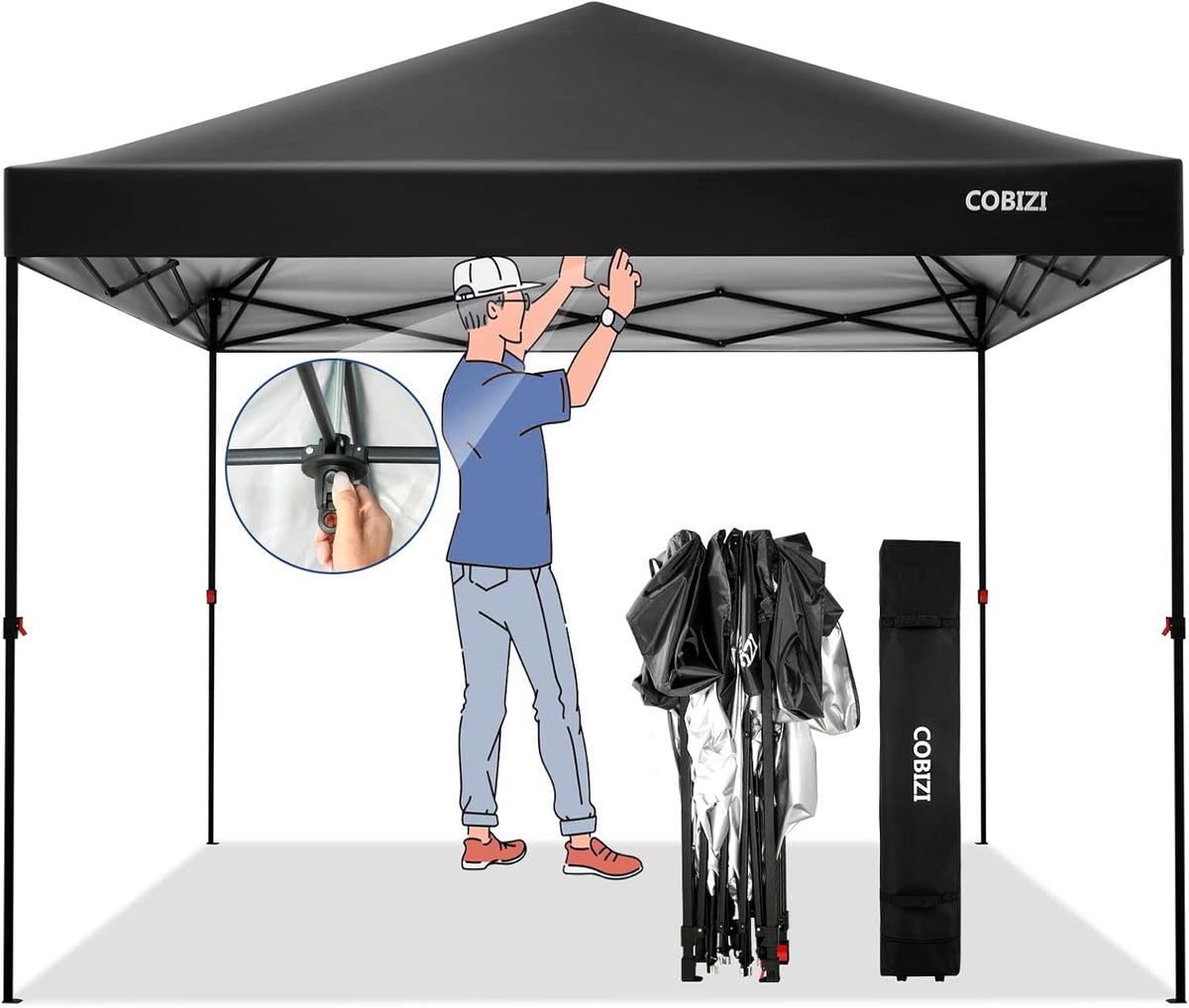 10x10 Pop Up Canopy Tent with Wheeled Bag W1489