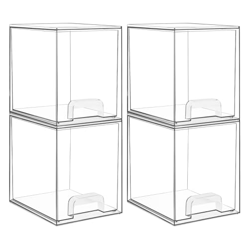 Clear Stackable Acrylic Storage Drawers 2 Pack J535604