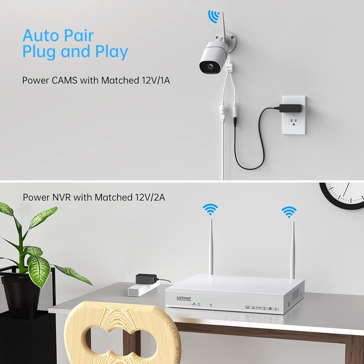 1080P 8 Channel Wireless Security Camera System with 1TB Hard Drive K125692