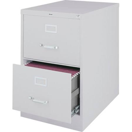 Light Gray 2-Drawer Legal Size File Cabinet E709