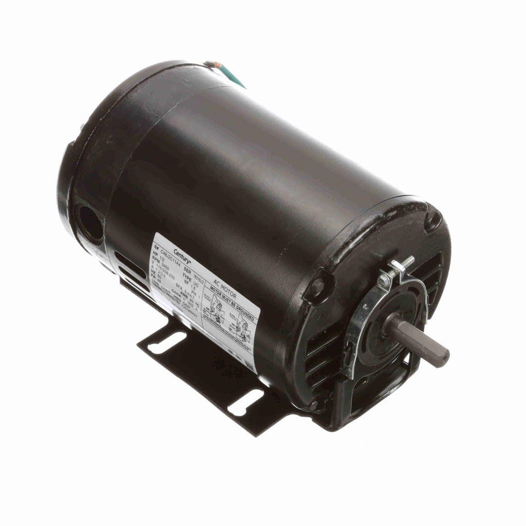 Capacitor Start Resilient Base Motor 115/208-230 Volts 3450 RPM O140