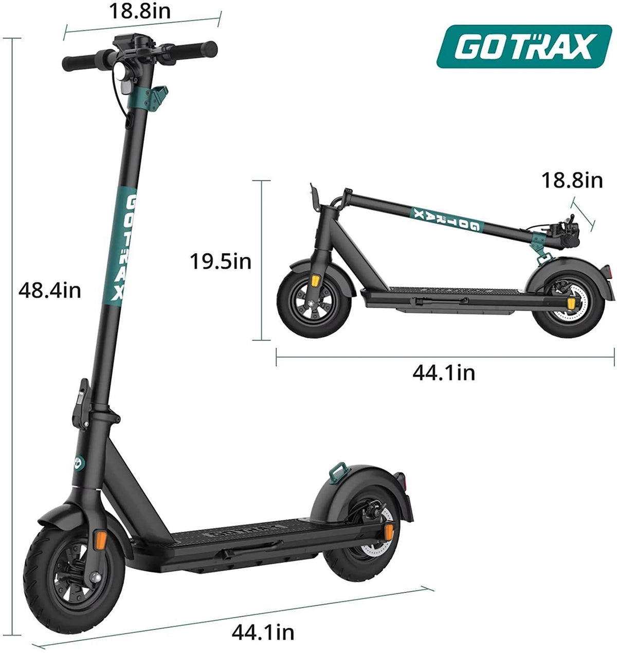 10inch Tires 20MPH Folding Electric Scooter Y337012