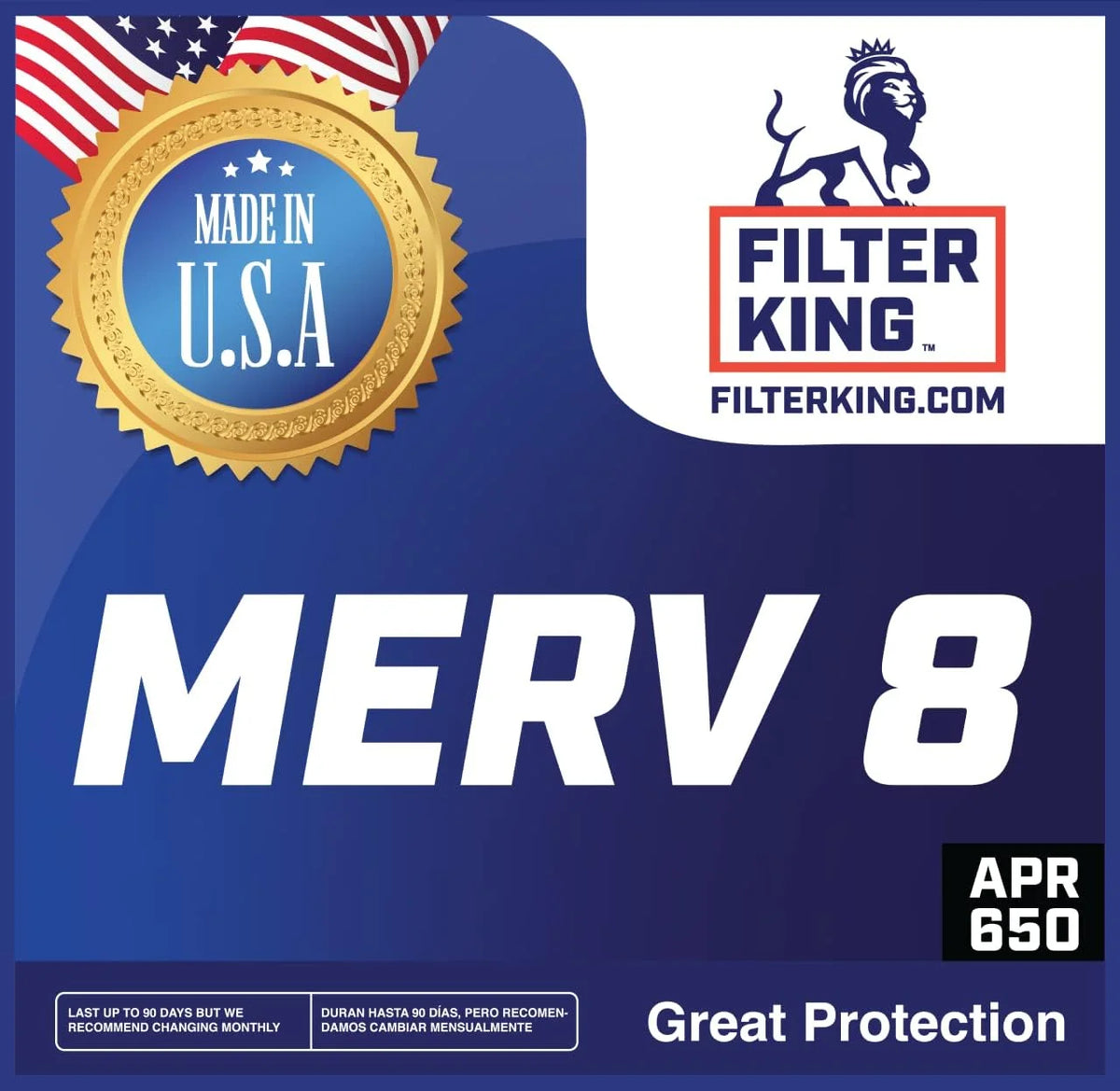 13x66x1a MERV 8 Pleated HVAC Air Filter 4-Pack Z28936