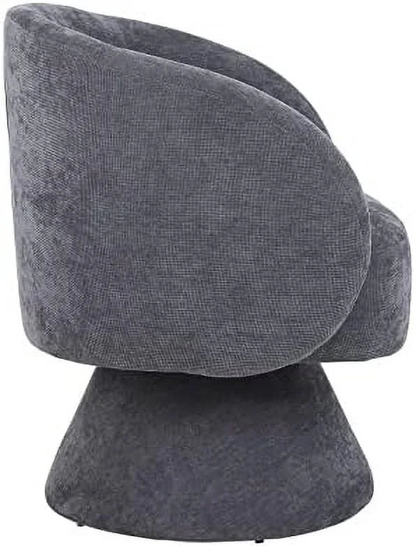 Linen Upholstered Swivel Accent Chair Set of 2 B9198